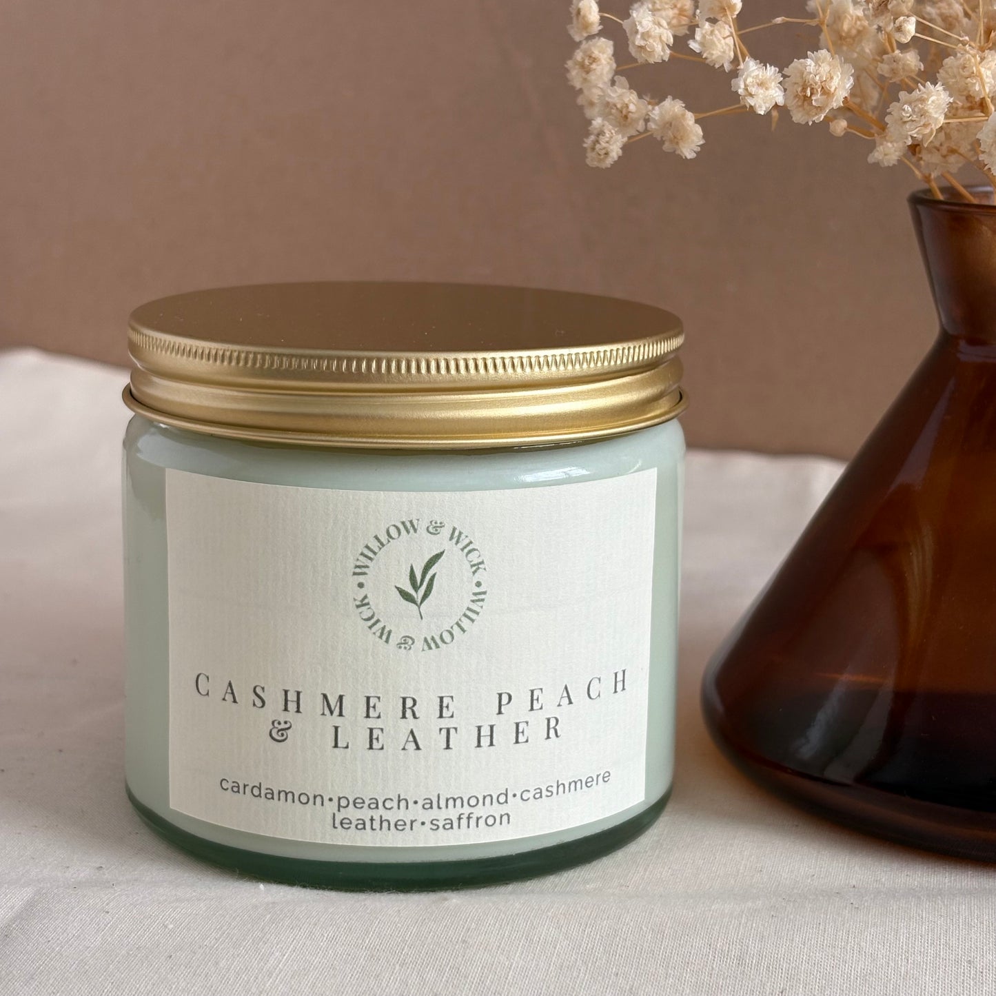 Cashmere Peach & Leather